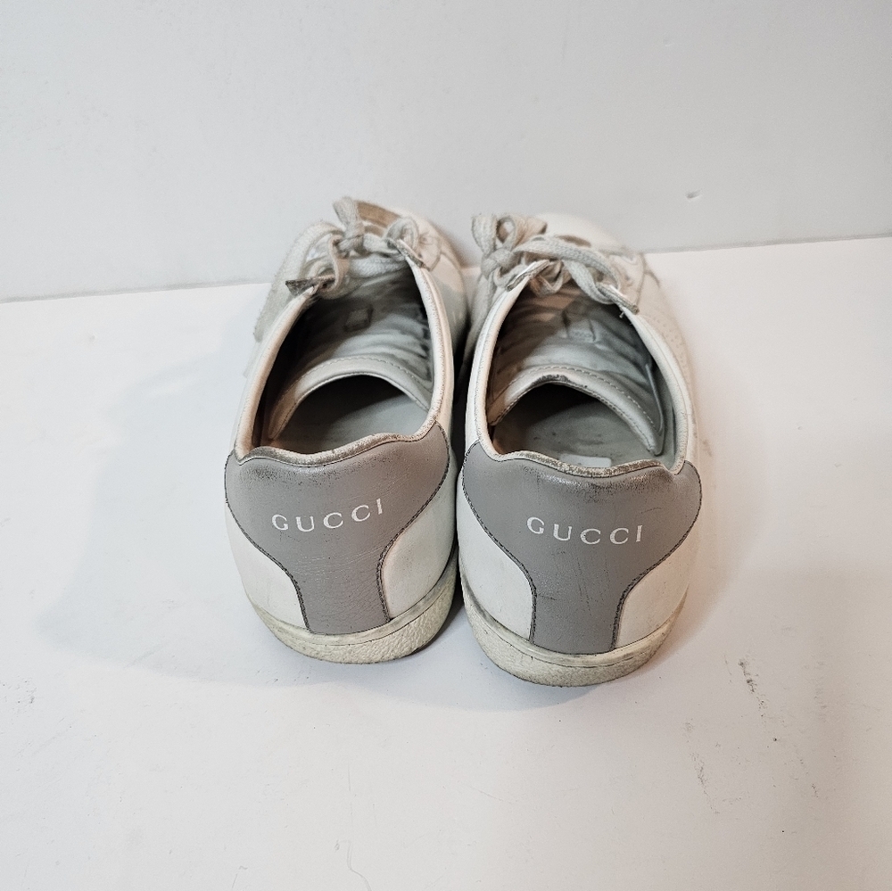 Gucci Ace Interlocking G Low Sneakers White Leather Womens Size US 9 UK 39 - Picture 13 of 16